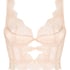 Non-Padded Underwired Longline Bra Sylvia, Beige