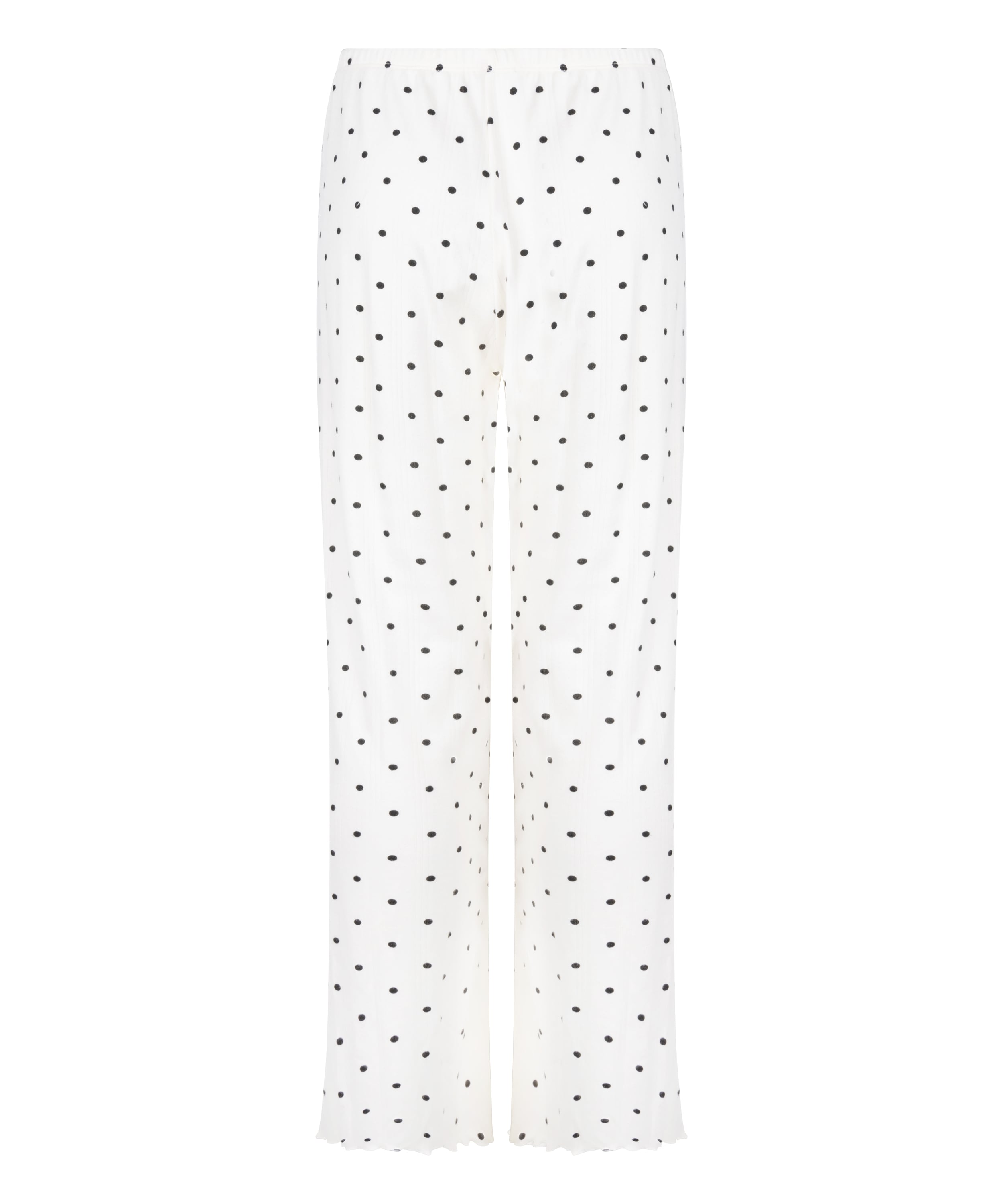Pyjama Pant Loose Pointelle, White, main