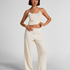 Pointelle Pant, White