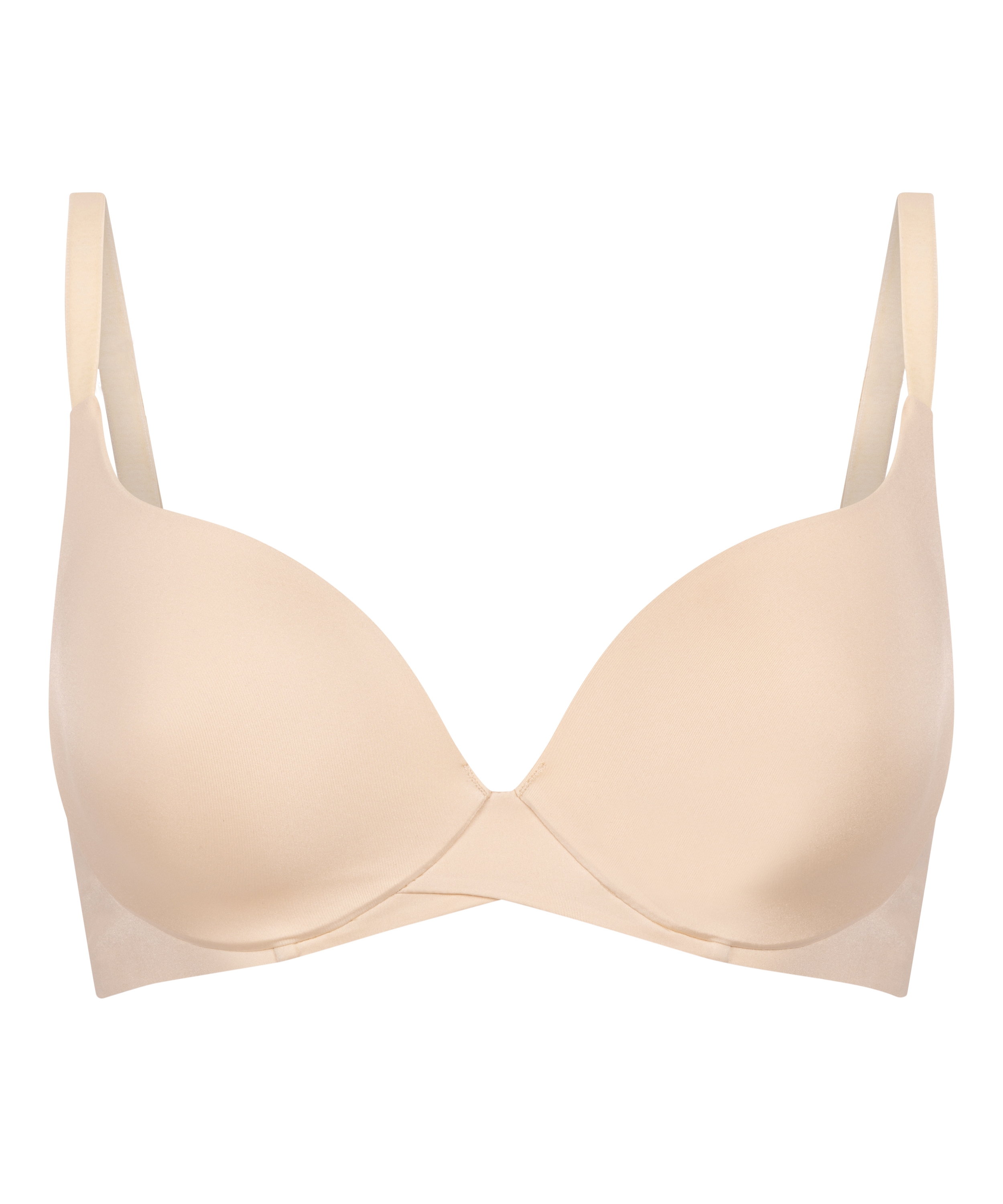 Smooth Padded Underwired Bra, Beige, main