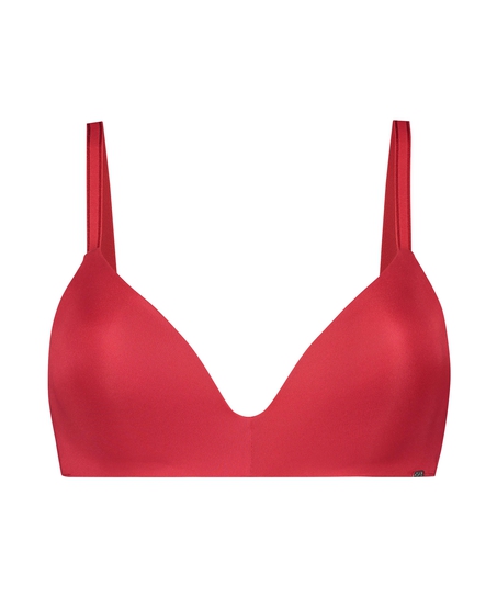Mona padded non-underwired bra, Red