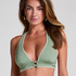Joburg Triangle Bikini Top, Green