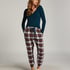 Flannel Pyjama Pants, White