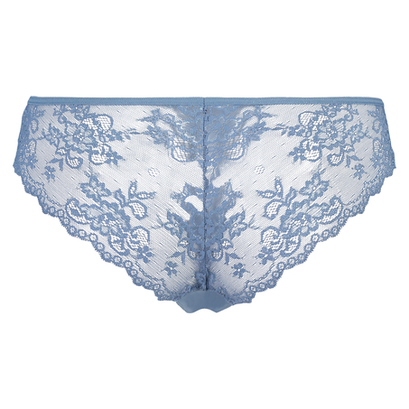 Invisible Lace Back Brazilian, Blue