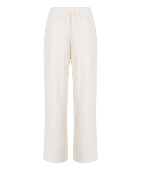 Muslin Pants, White