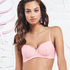 Rose Padded Underwired Bra, Pink