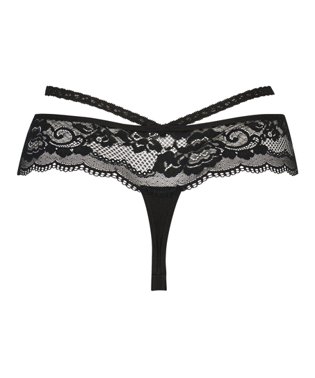 Quinn thong boxers, Black