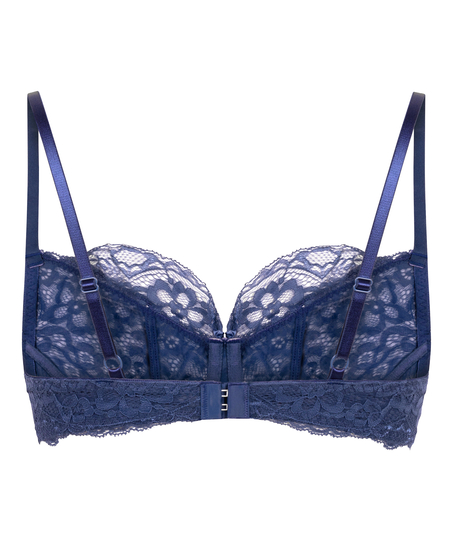 Marine Non-Padded Underwired Bra, Blue