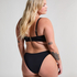 Neoprene Highleg Bikinibottom, Black