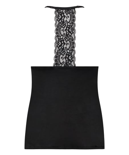 Velvet Lace Cami, Black