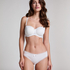 London V-shaped Brazilian, White