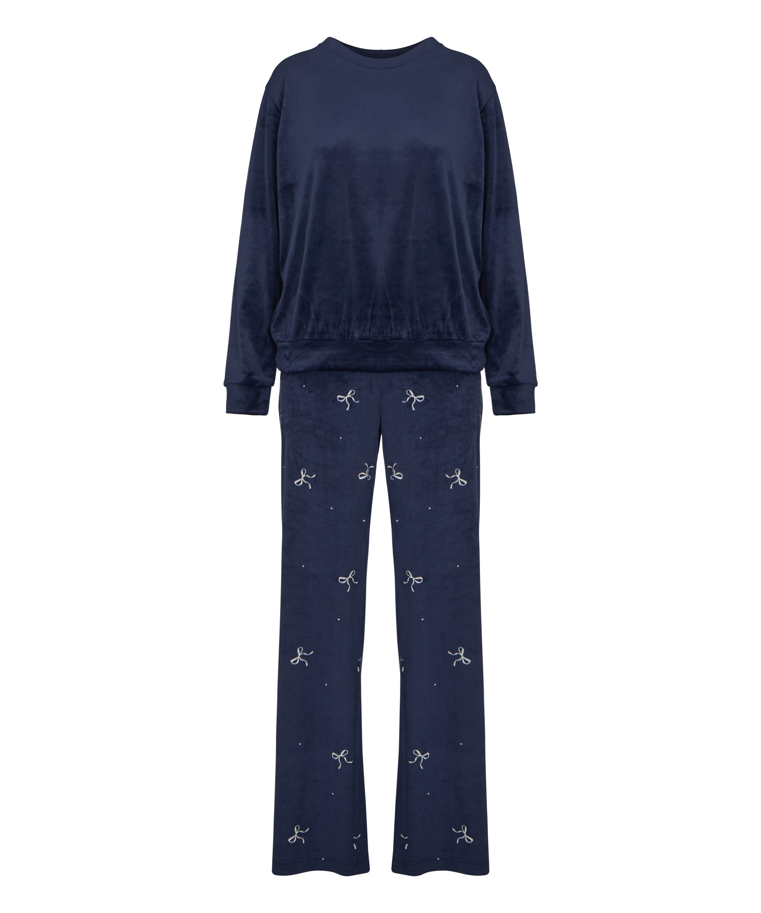 Pyjama Set Velours, Blue
