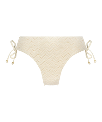 Crochet Rio Bikini Bottoms, White