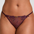 Peonie Highleg Thong, Purple