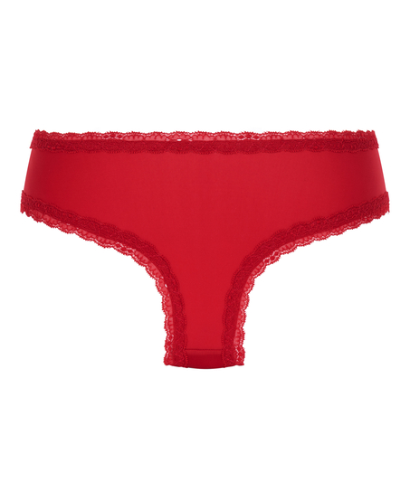 London V-shaped Brazilian, Red