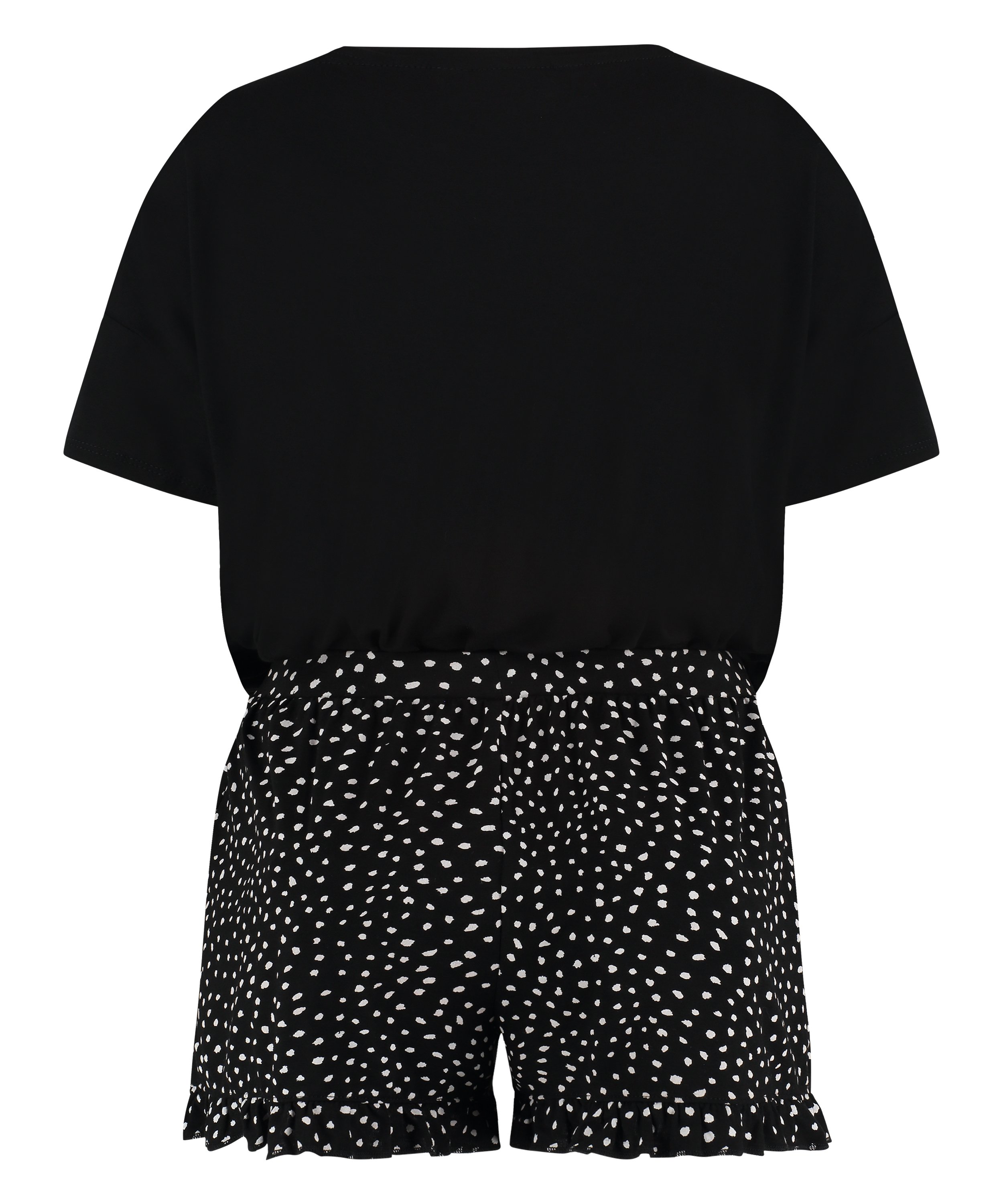 Short Pyjama Set, Black, main