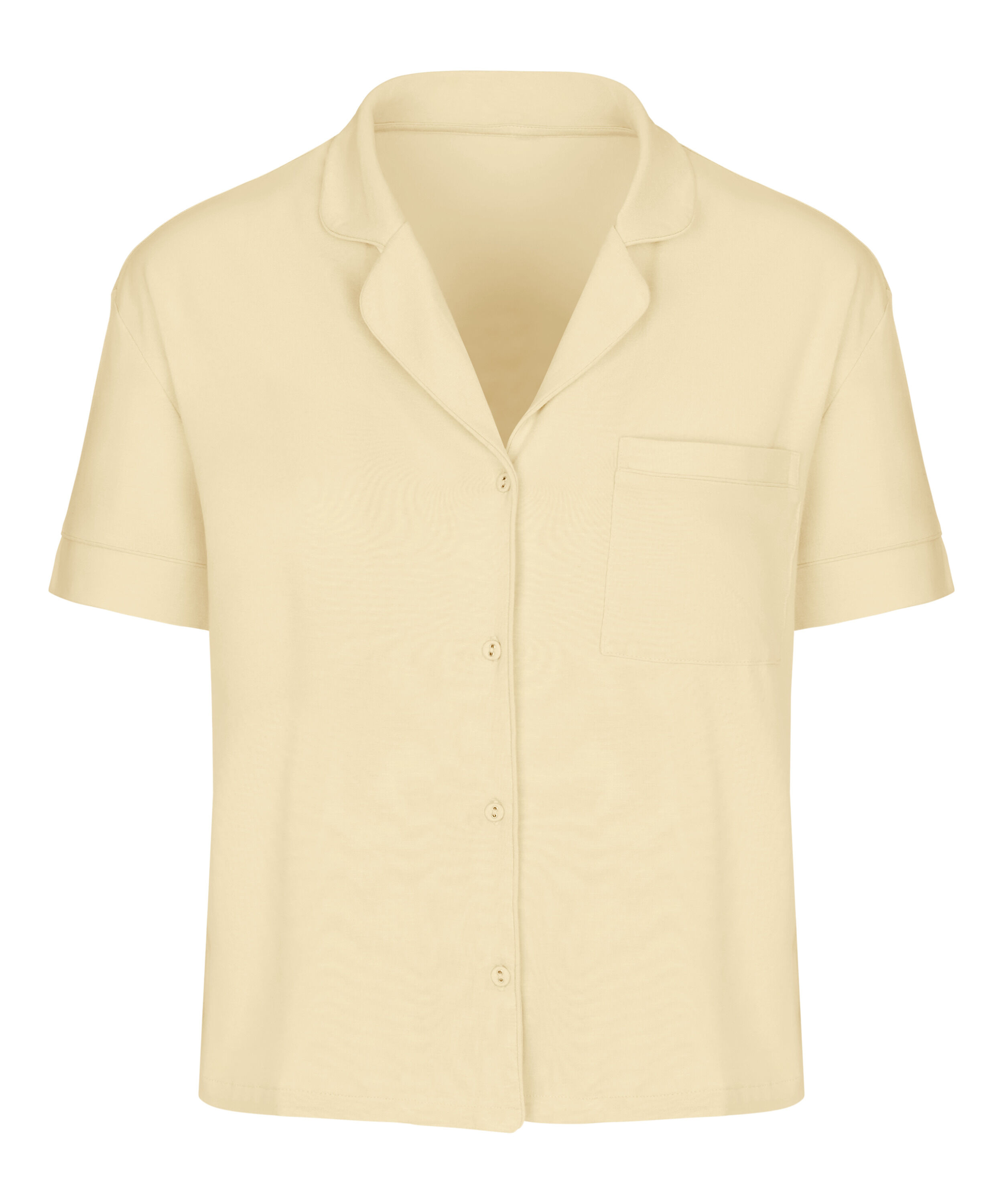 Pyjama Jacket Jersey Essential, Yellow