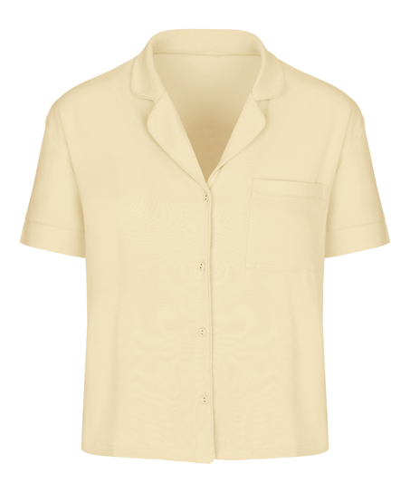 Pyjama Jacket Jersey Essential, Yellow