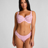Daisy Non-Padded Underwired Bra, Pink