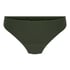 Lace Back Invisible Thong, Green