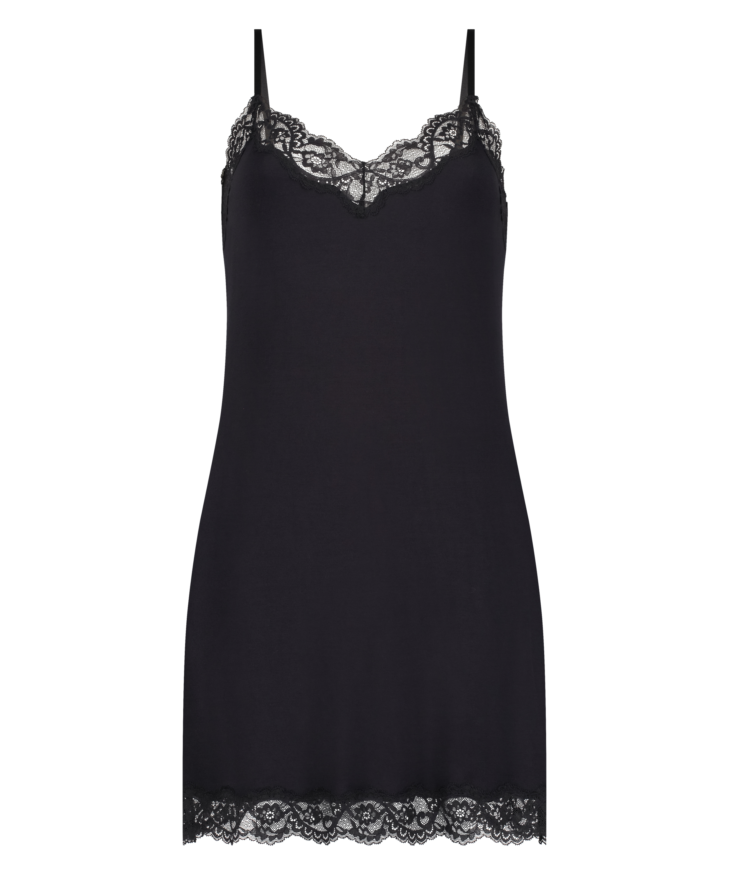 Nova Jersey Slip Dress, Black, main