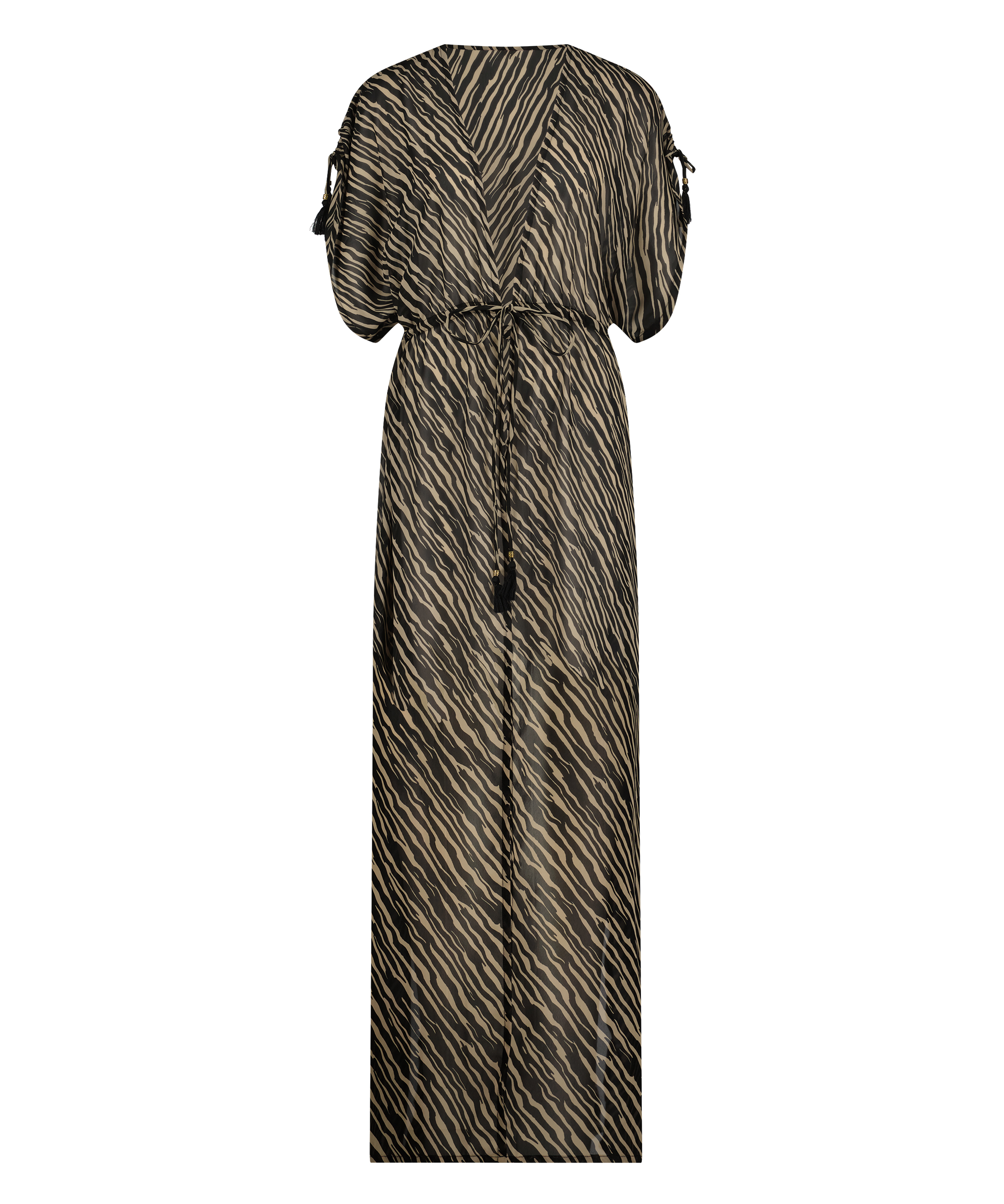 Sheer Kimono, Black, main