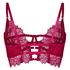 Non-Padded Underwired Longline Bra Bea, Pink