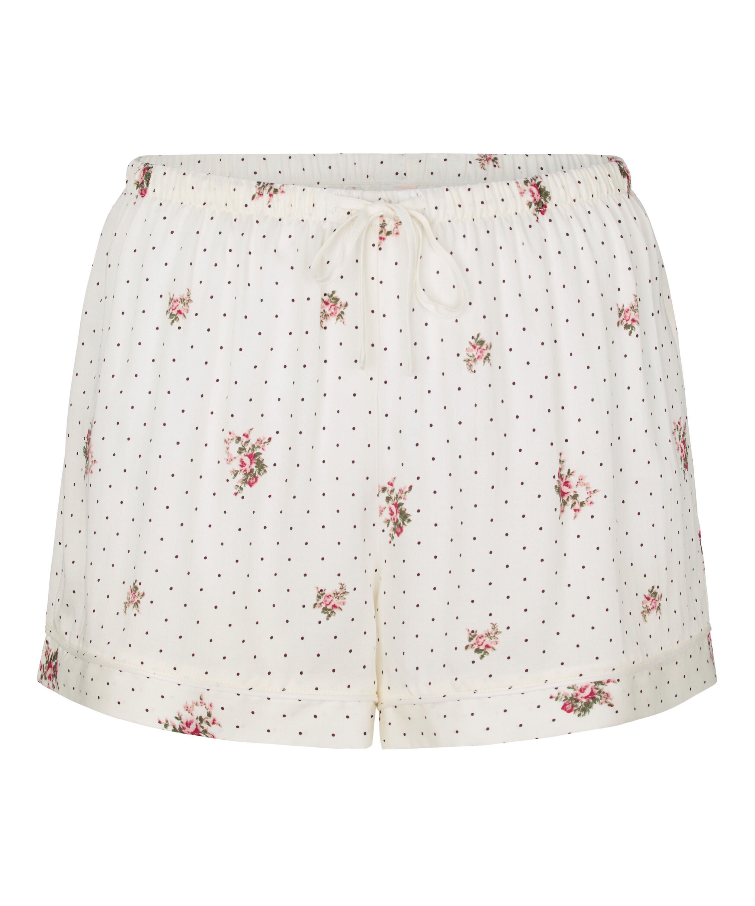 Pyjama Short Satin, White