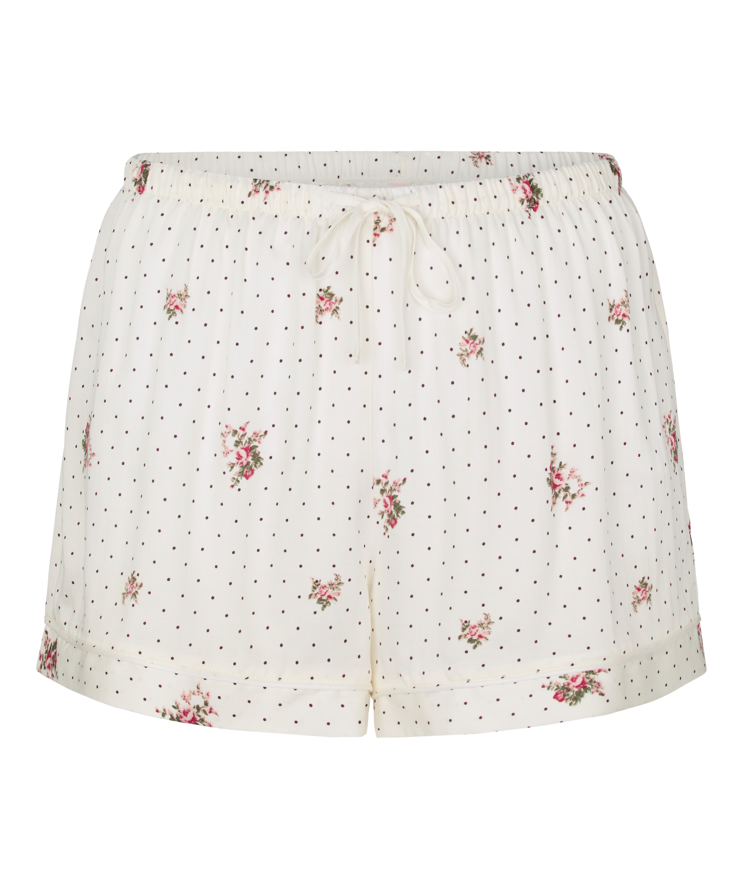 Pyjama Short Satin, White, main