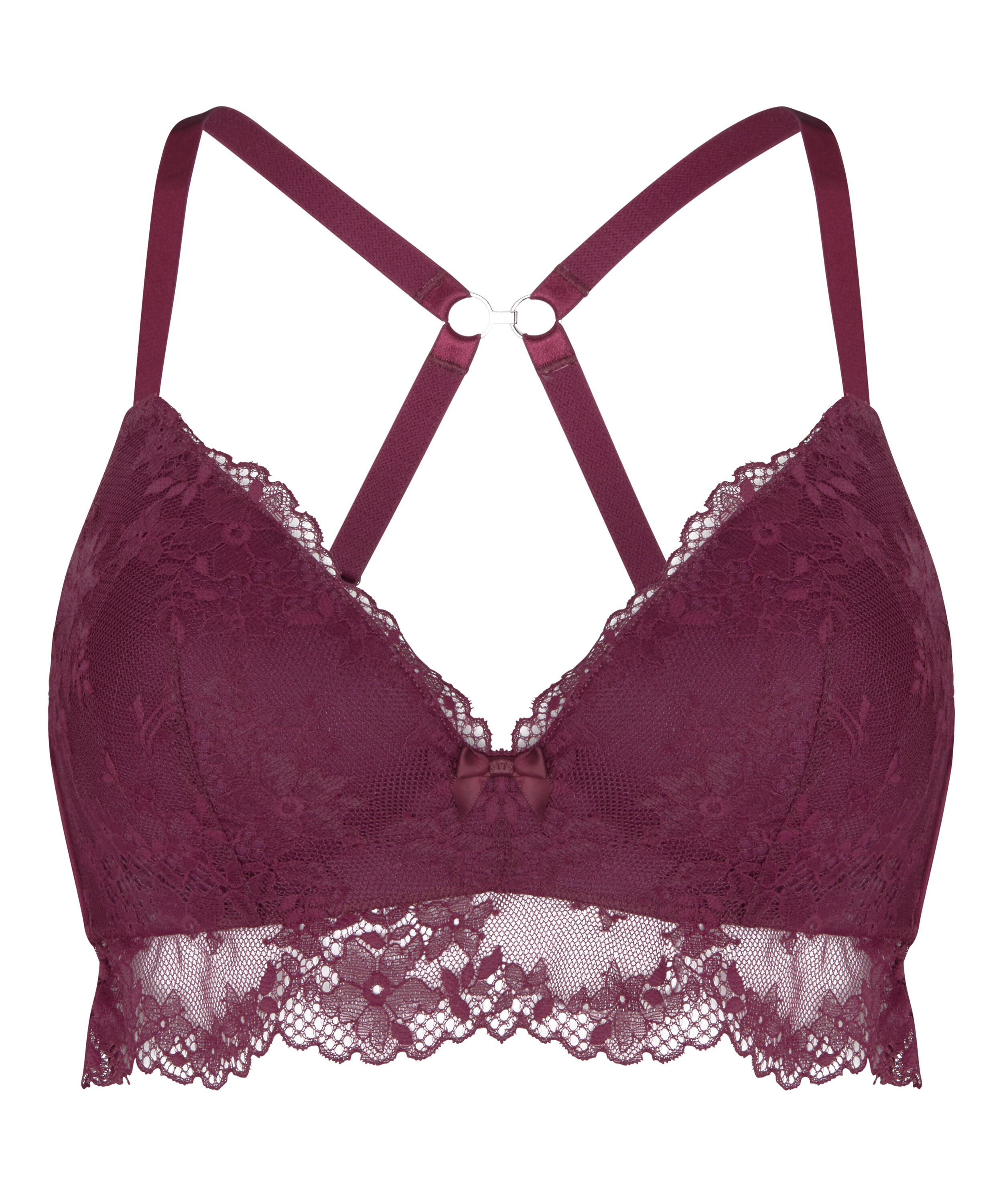 Padded Non-Wired Bra Naomi, Red