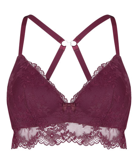 Padded Non-Wired Bra Naomi, Red