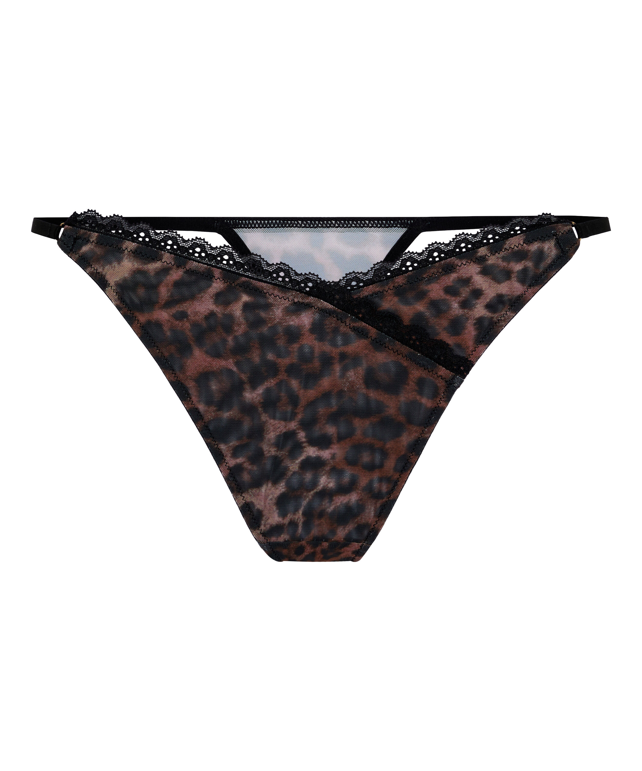 Ella Highleg Thong, Brown