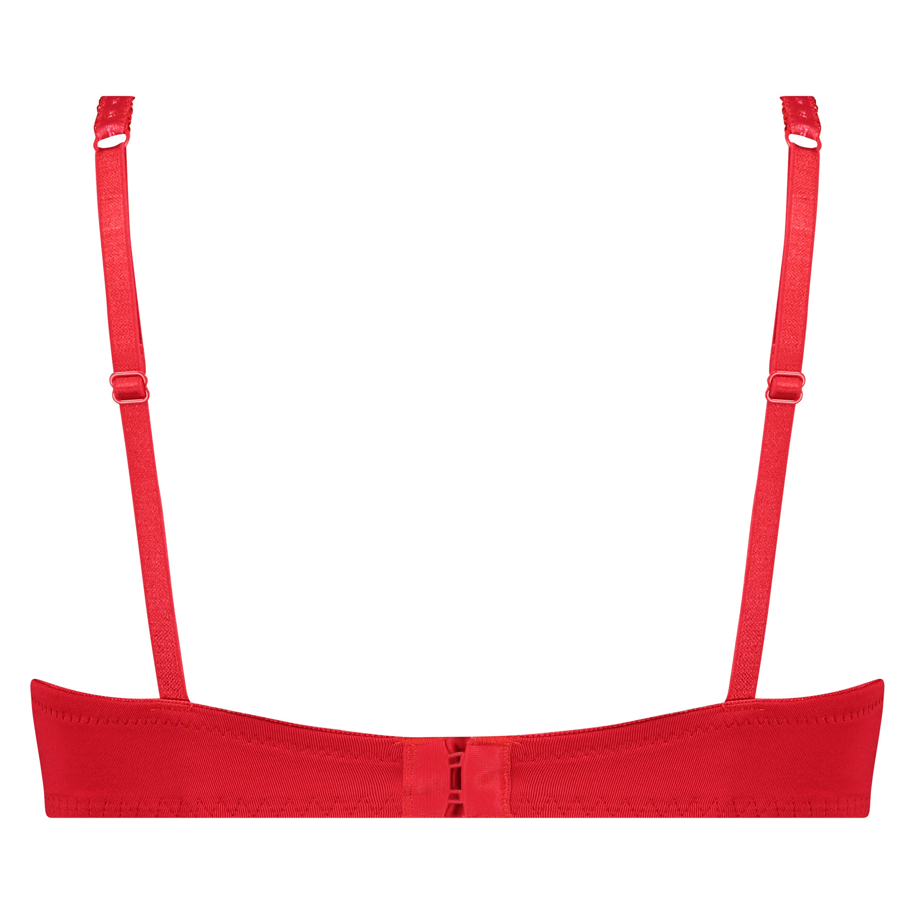 Maya Padded Underwired Push-Up Bra, Red, main