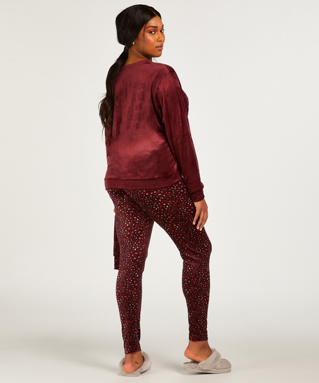 Pyjamaset with Bag, Purple