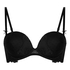 Posie Padded Underwired Strapless Maximizer Bra, Black