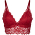 Marianna Triangle Bralette, Red