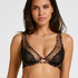 Non-Padded Underwired Longline Bra Tasha, Black