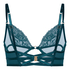 Amel Non-Padded Underwired Longline Bra, Blue