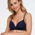 Hope Padded Non-Underwired Bra, Blue