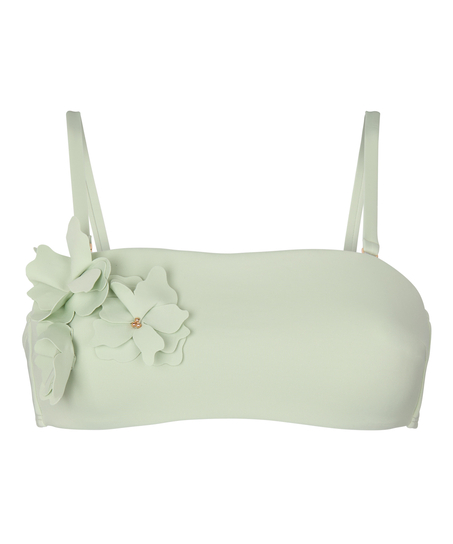 Bandeau Bikini Top Tulum, Green