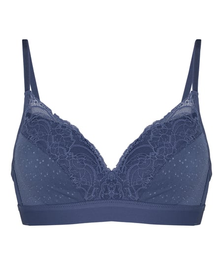 Sophie Padded Non-Underwired Bra, Blue