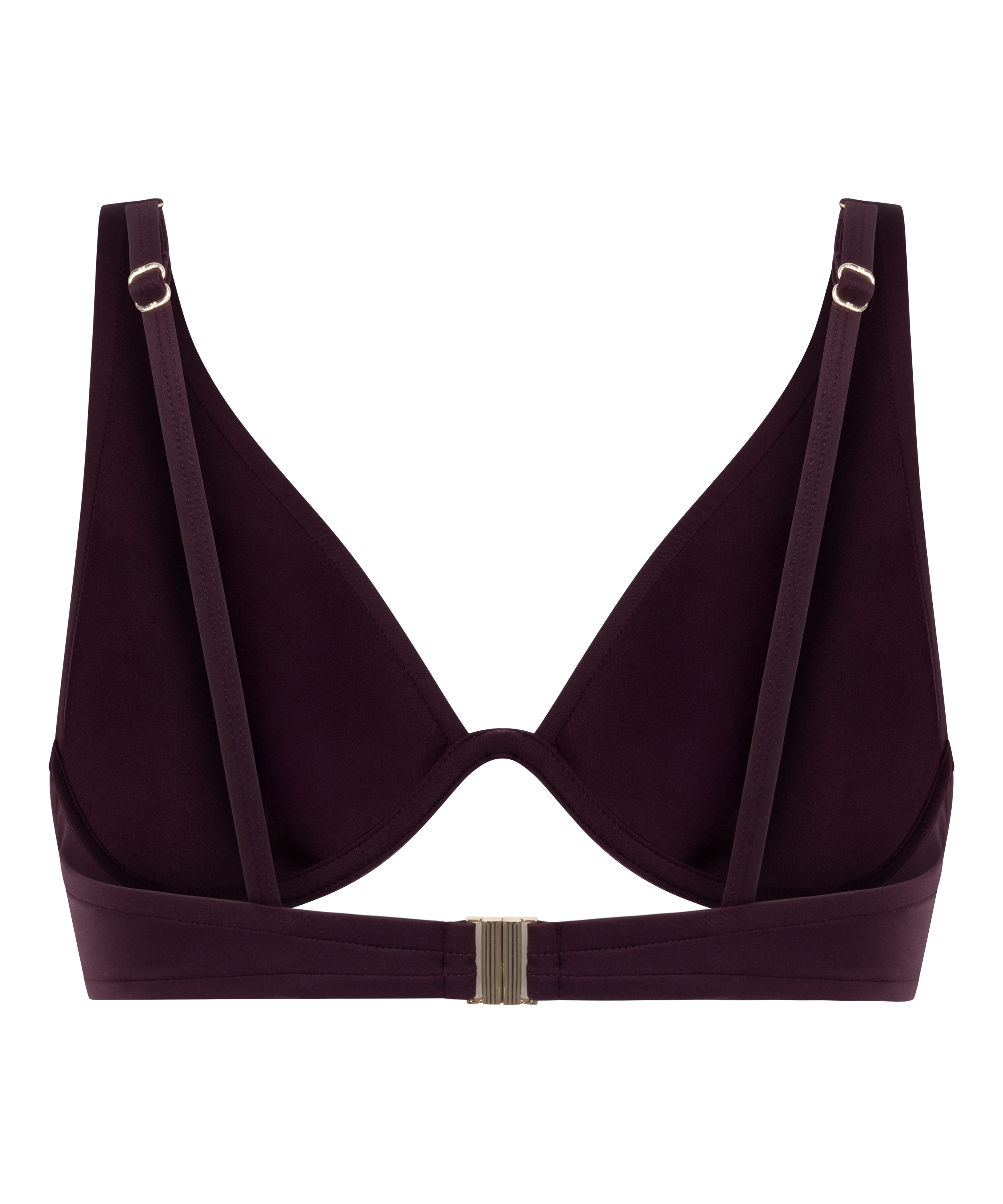 Neoprene Bikini Top, Purple, main