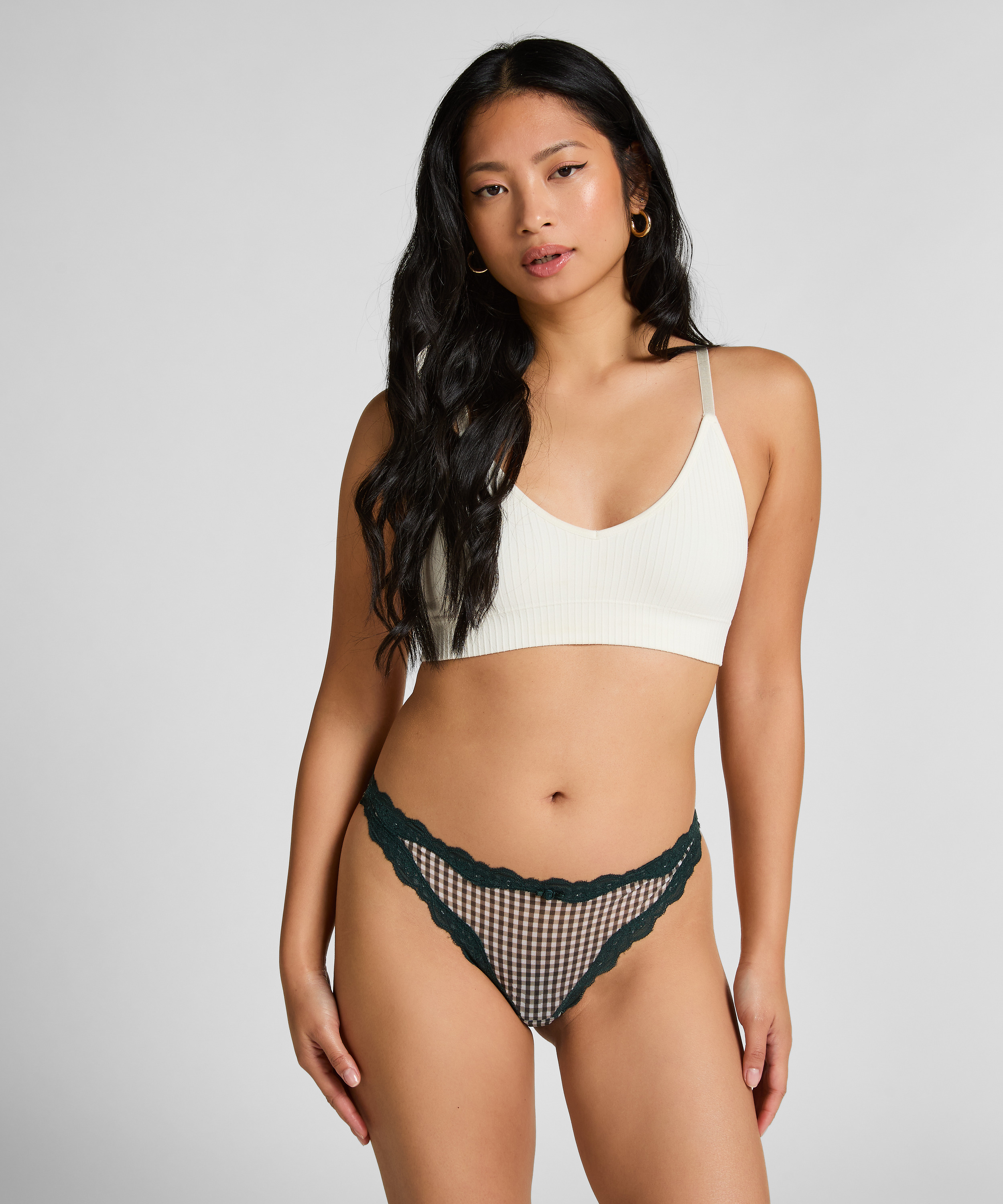 Liz Highleg Thong, Green, main