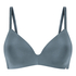 Mona padded non-underwired bra, Blue