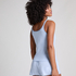 Pointelle Singlet, Blue
