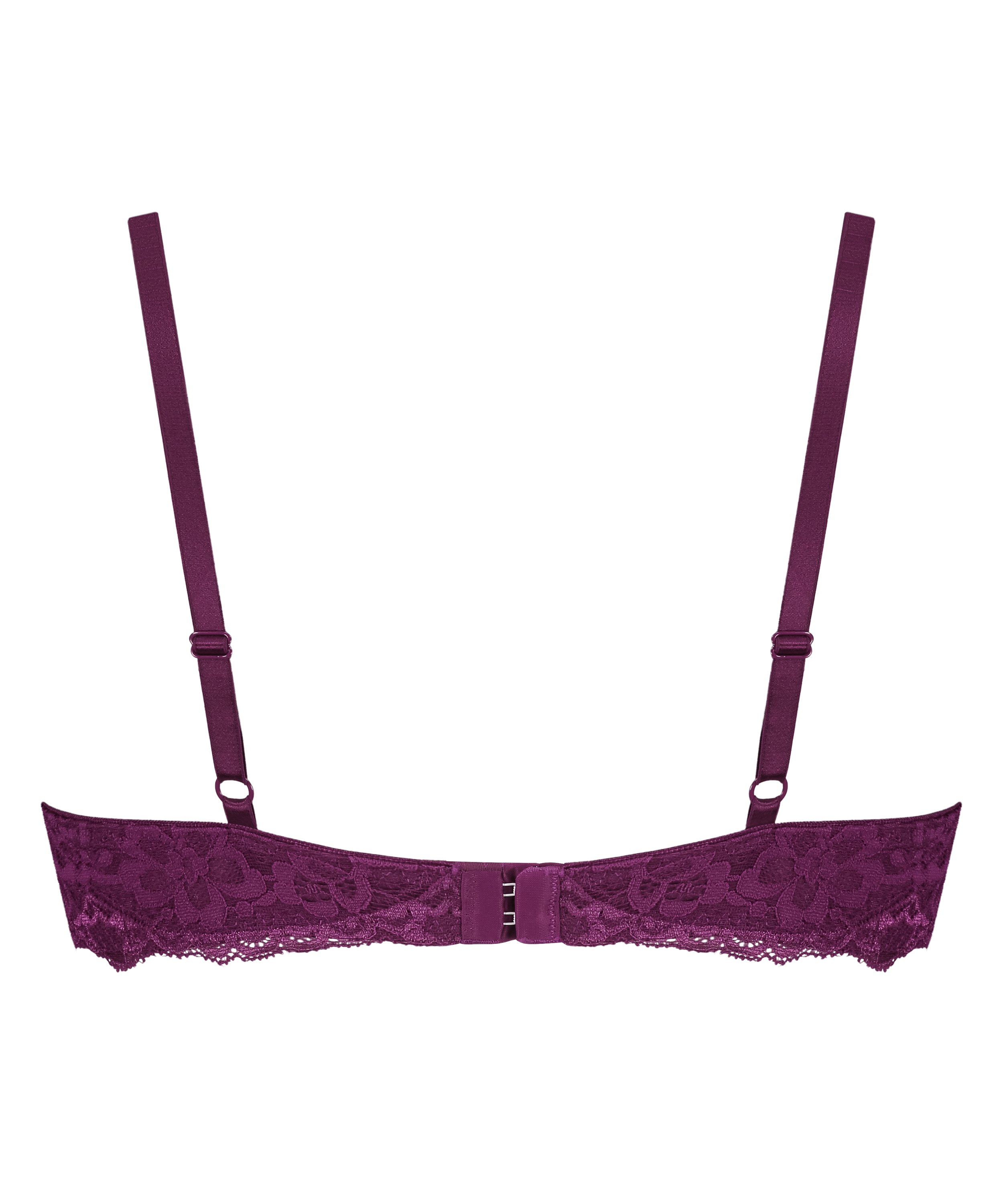 Marine Non-Padded Underwired Bra, Purple, main