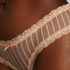 V-shaped Brazilian knickers mesh, Orange