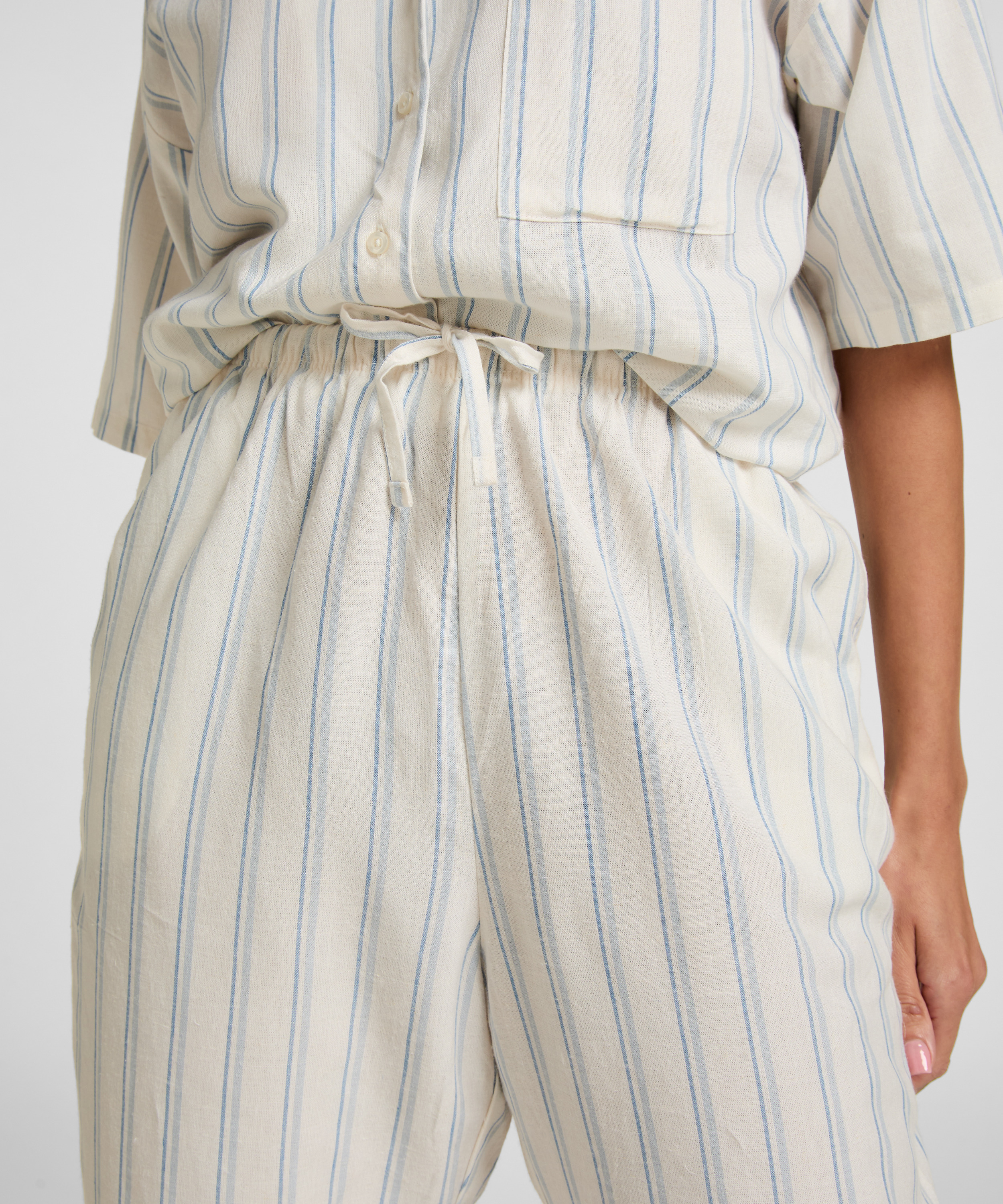 Pant Linen, White, main