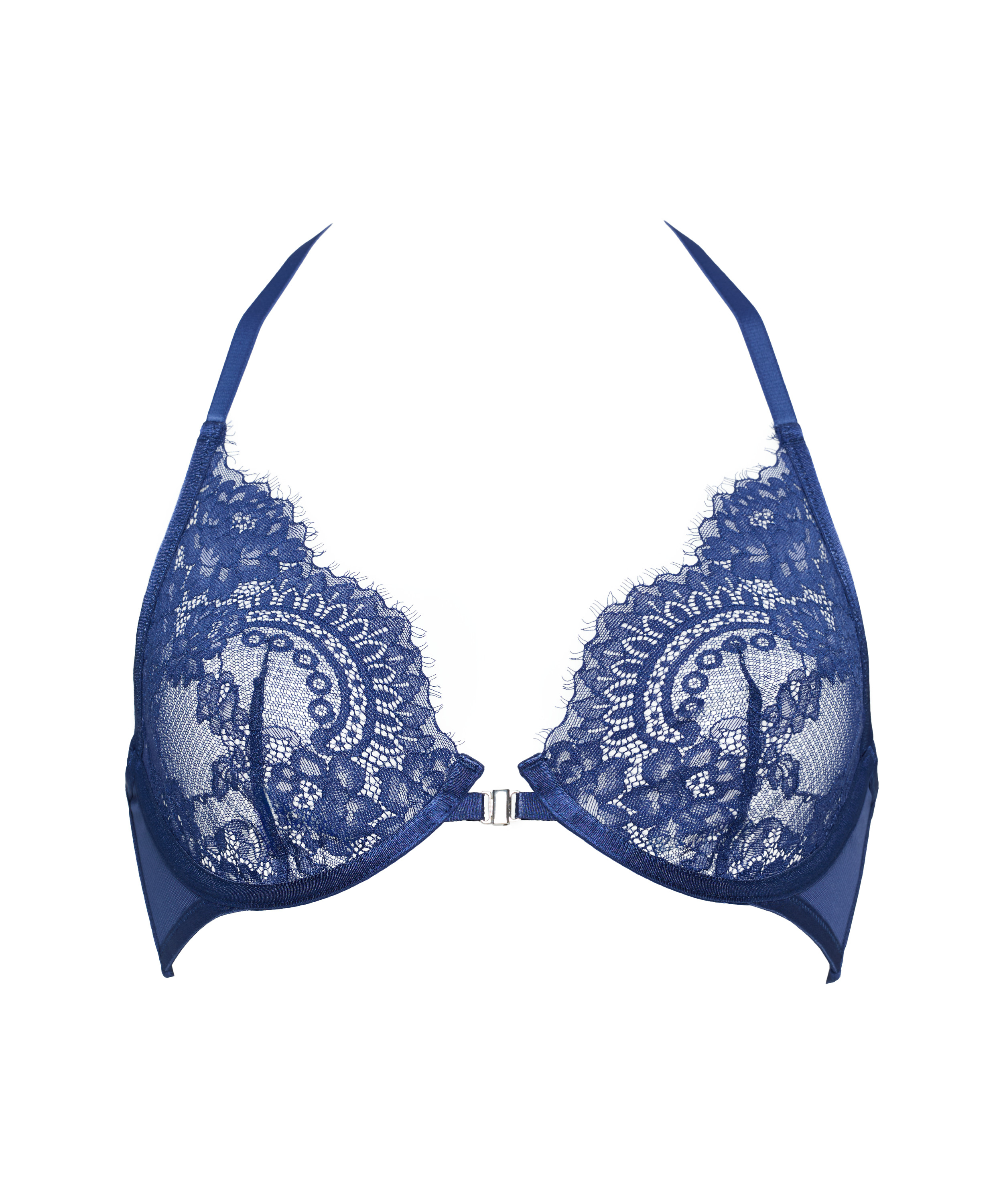 Mabel Non-Padded Underwired Bra, Blue, main
