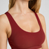 Dianne Scoop Bralette, Red